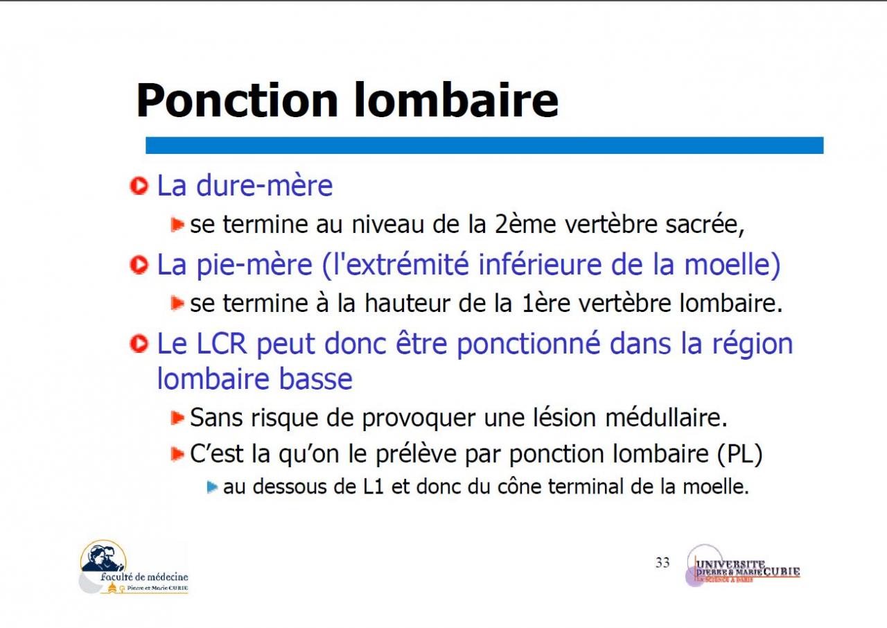 Ponction Lombaire