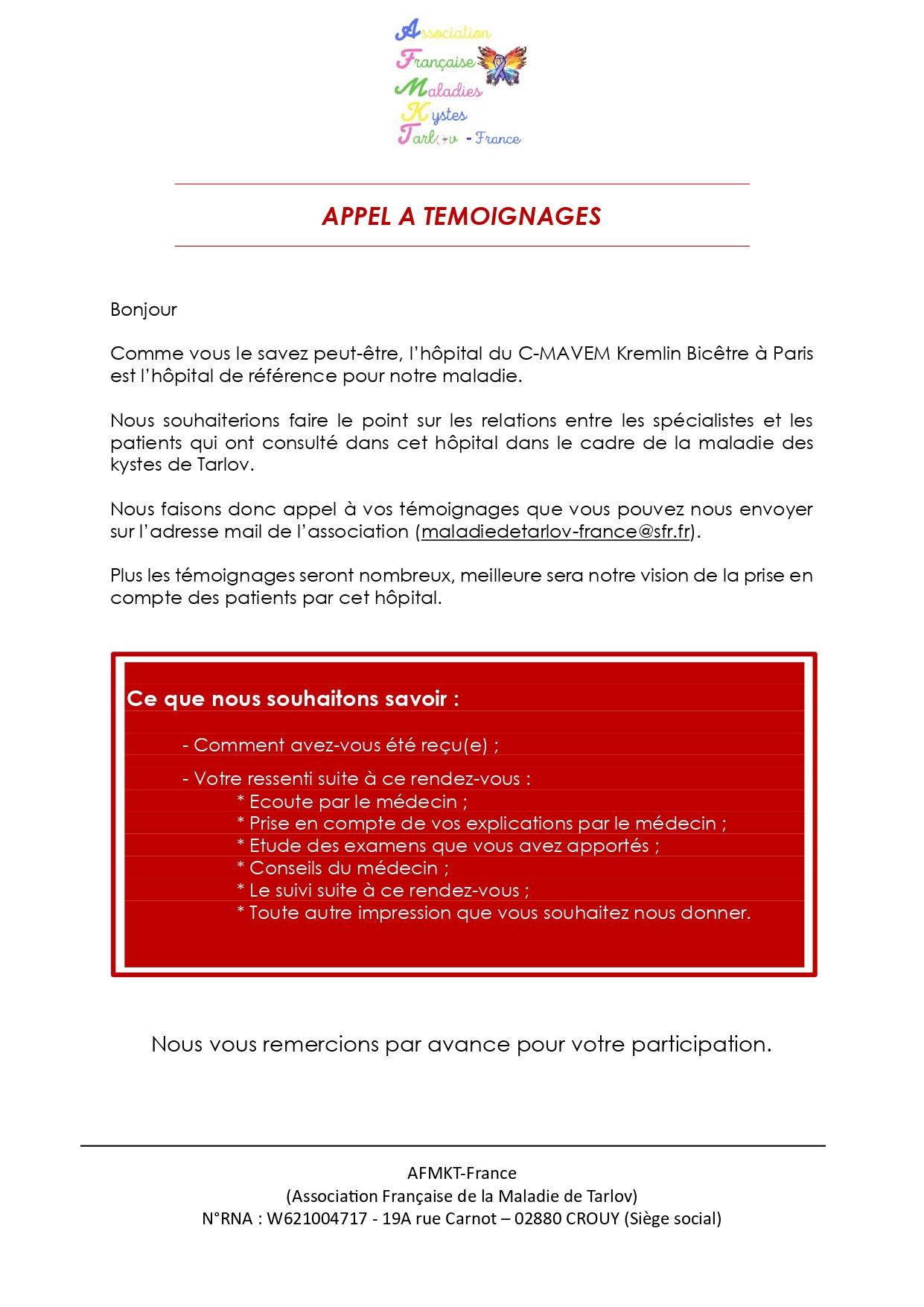 Appel a temoignages page 0001