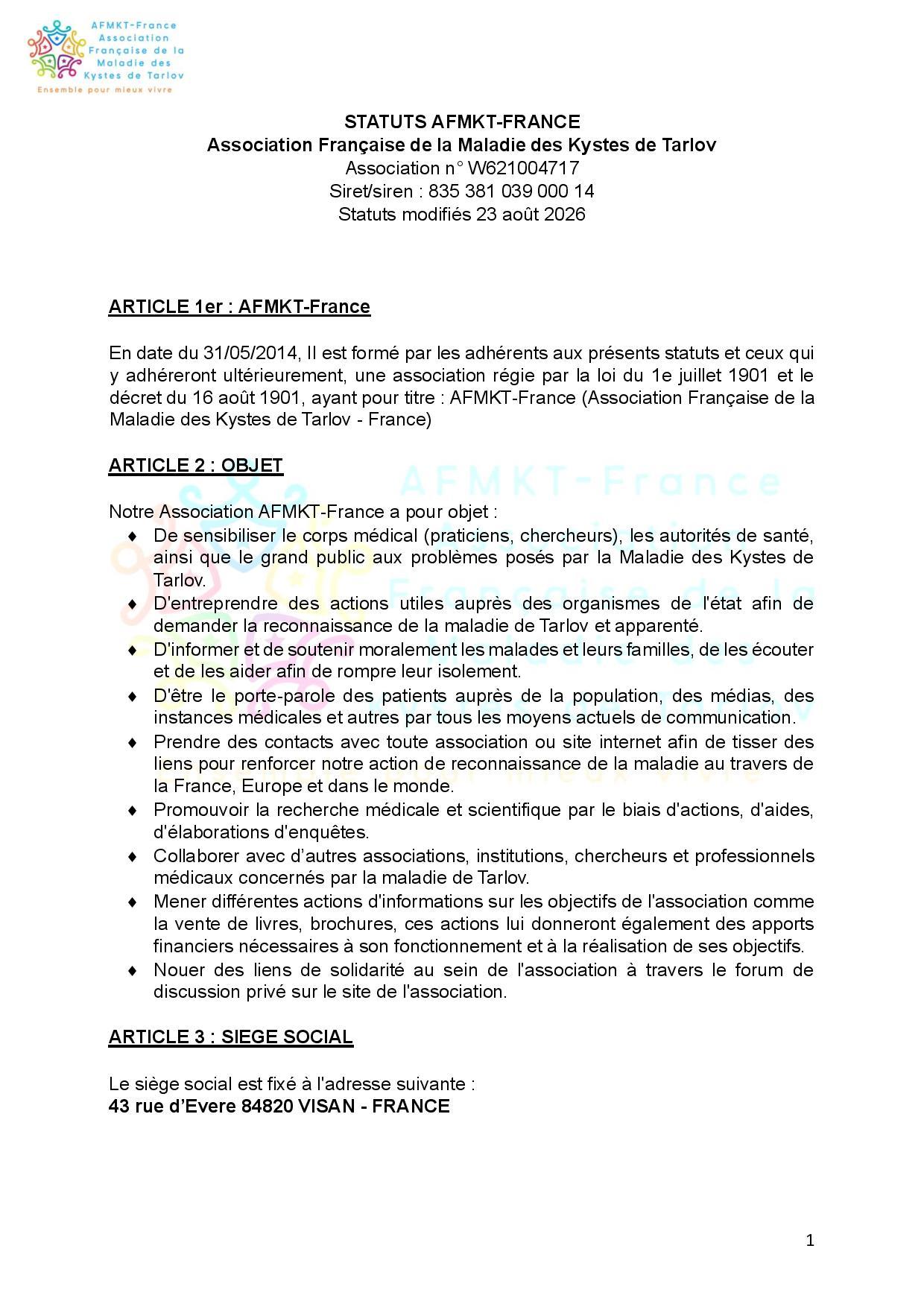 Statuts afmkt france modifie s 23 aou t 2026 page 001